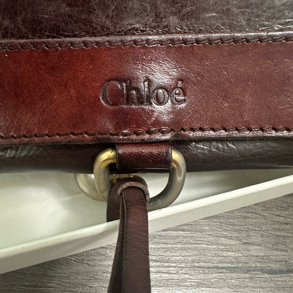 Chloe Dark Brown Leather Wallet - Picture 5 of 7